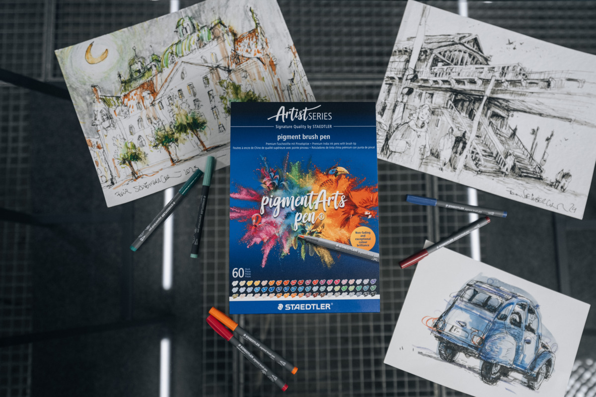 ピグメントブラッシュペン６０色セット  新発売